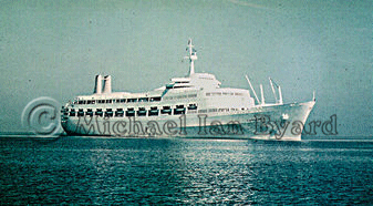 Canberra in Port Philip Bay